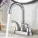 Centerset 2-handle Bathroom Faucet with Drain Assembly