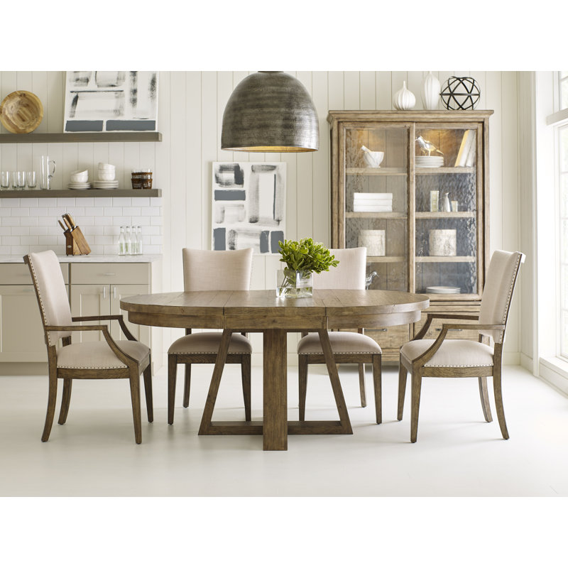 Fauteuil Baldrige en brun / beige