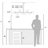 8- Light Dimmable Bubble Glass Sputnik Modern Linear Chandelier
