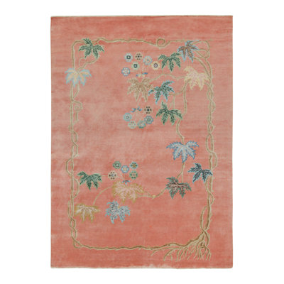 Hand Knotted Wool Area Rug