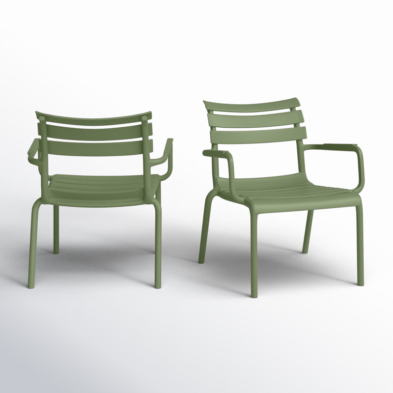 Fauteuil club d'extérieur Ruta Paris, Vert olive