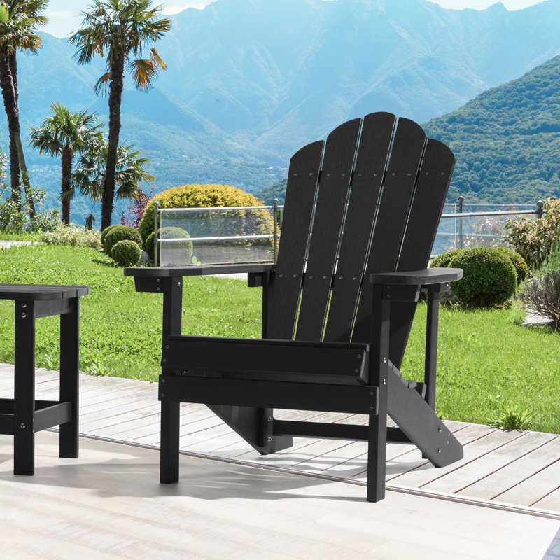 Fauteuil d'extérieur Baz, Noir