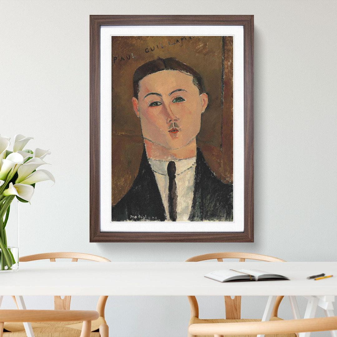 Paul Guillaume Vol.2 by Amedeo Modigliani - Picture Frame Painting