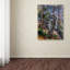 «Pines and Rocks» par Paul Cezanne - reproduction d'art sur toile tendue-377571327