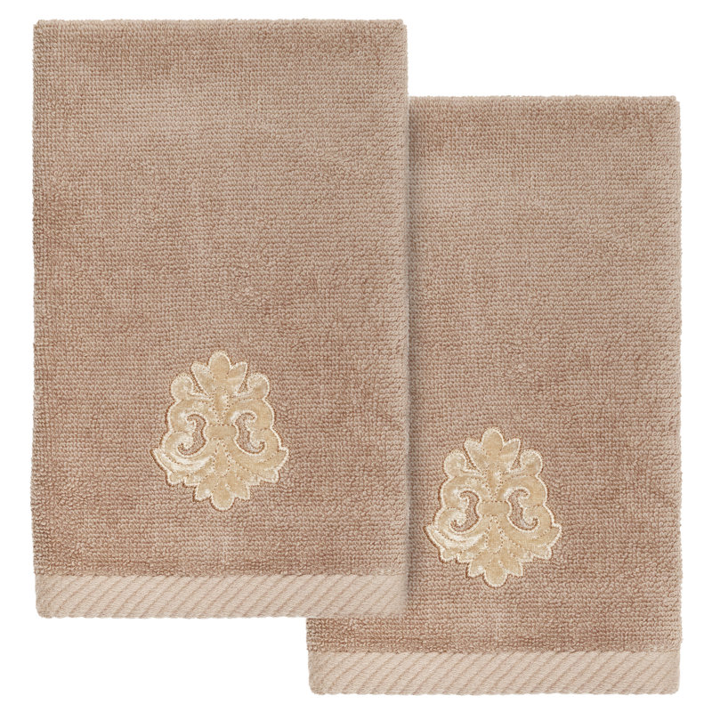  1 Turkish Cotton Fingertip Towel, Cocoa