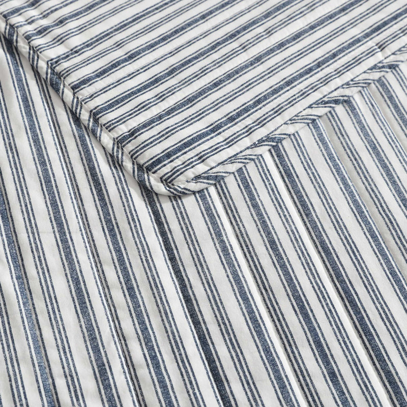 Ensemble de courtepointe réversible en coton Nautica Coleridge, Lit simple