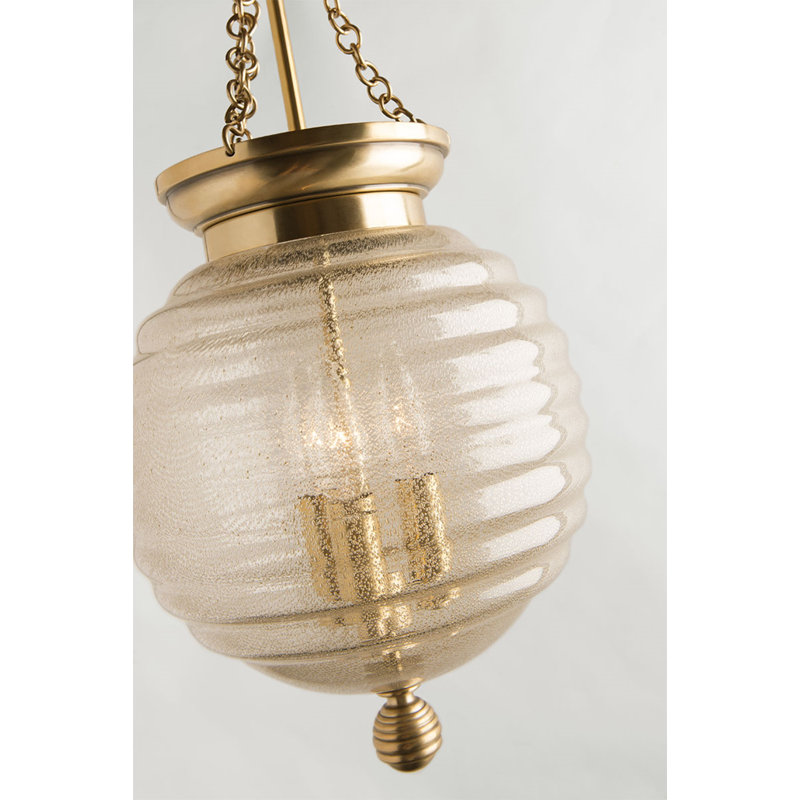 Coolidge 1 - Light Pendant, Aged Brass, 21" H x 10" W