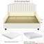 Lit de velours taille haute