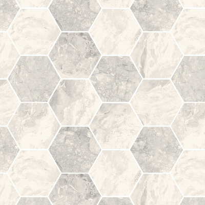Crystara 4 Inch Hexagon Polished Mosaic Tile