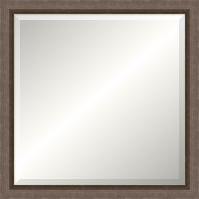Bryand Solid Wood Beveled Mirror