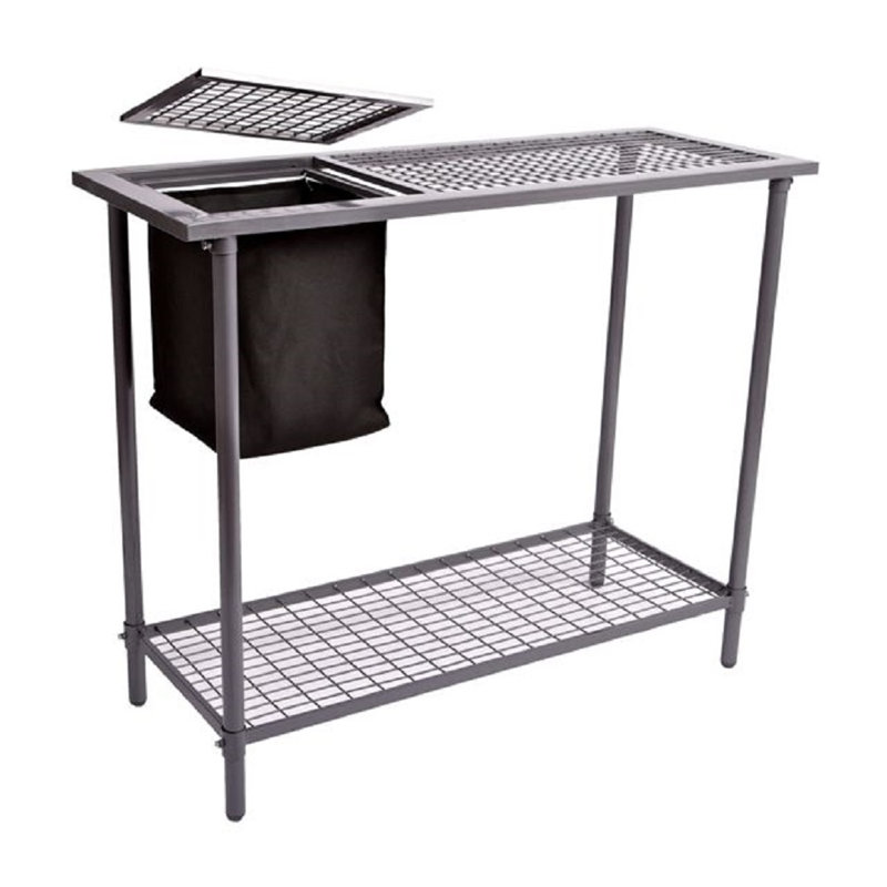 Banc de rempotage en acier Darcie-Mai