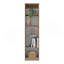 Ensemble de bibliothèque 3 pièces H 71,1 "avec armoire de rangement, bibliothèque haute avec tablettes ouvertes et porte-2103814