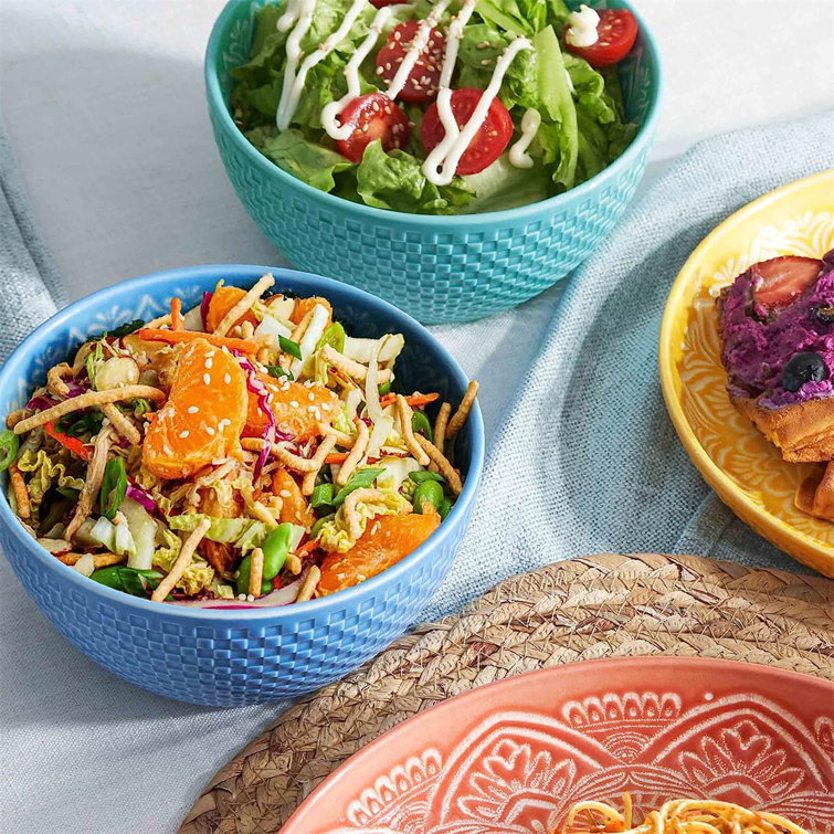 Funny Straw Hat Shape Bowl High Quality Ceramics Noodles Soup Bowl Fruits  Vegetables Salad Bowl Decorative Tableware