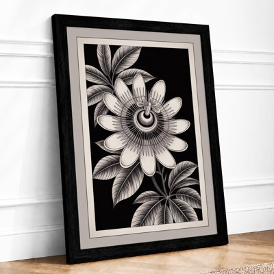 Study In White Botanical - Print