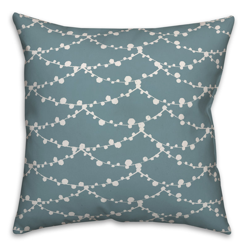  Coussin Bubble, Bleu, 20 po x 20 po