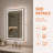 Currin 24 in. W x 36 in. H Rectangular Frameless LED Wall Bathroom Vanity Mirror-661490668