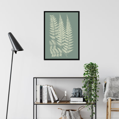 Ferns on Sage III 1 Piece Painting