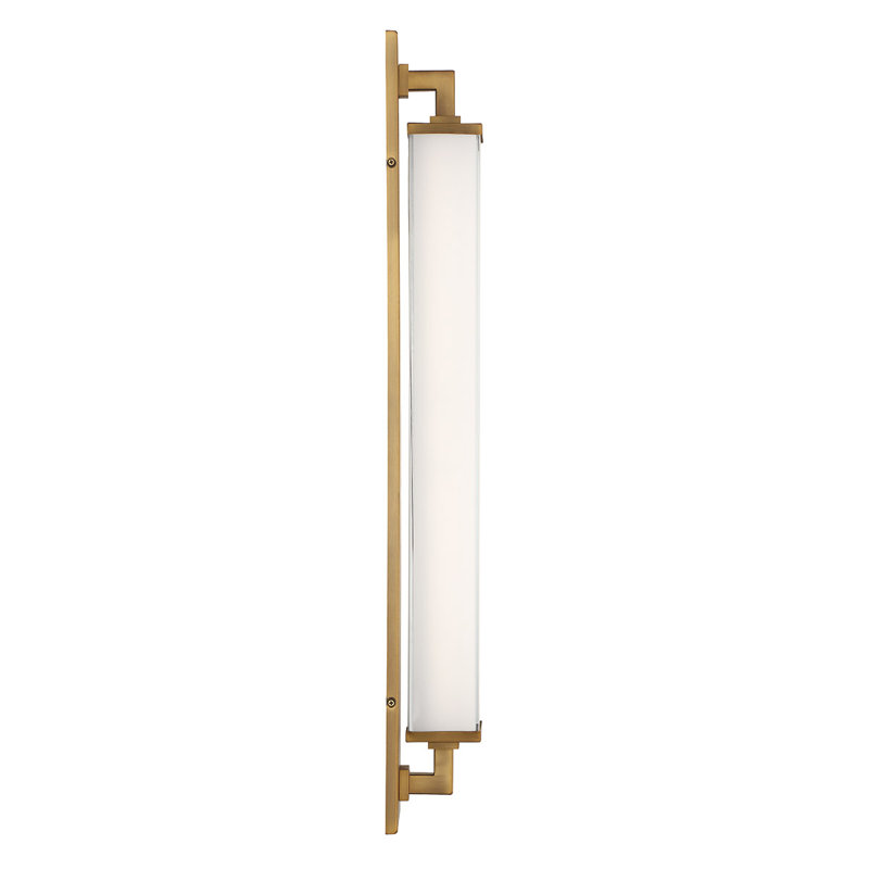 Gatsby 1 - Light LED Flush Mounted Sconce, Aged Bronze