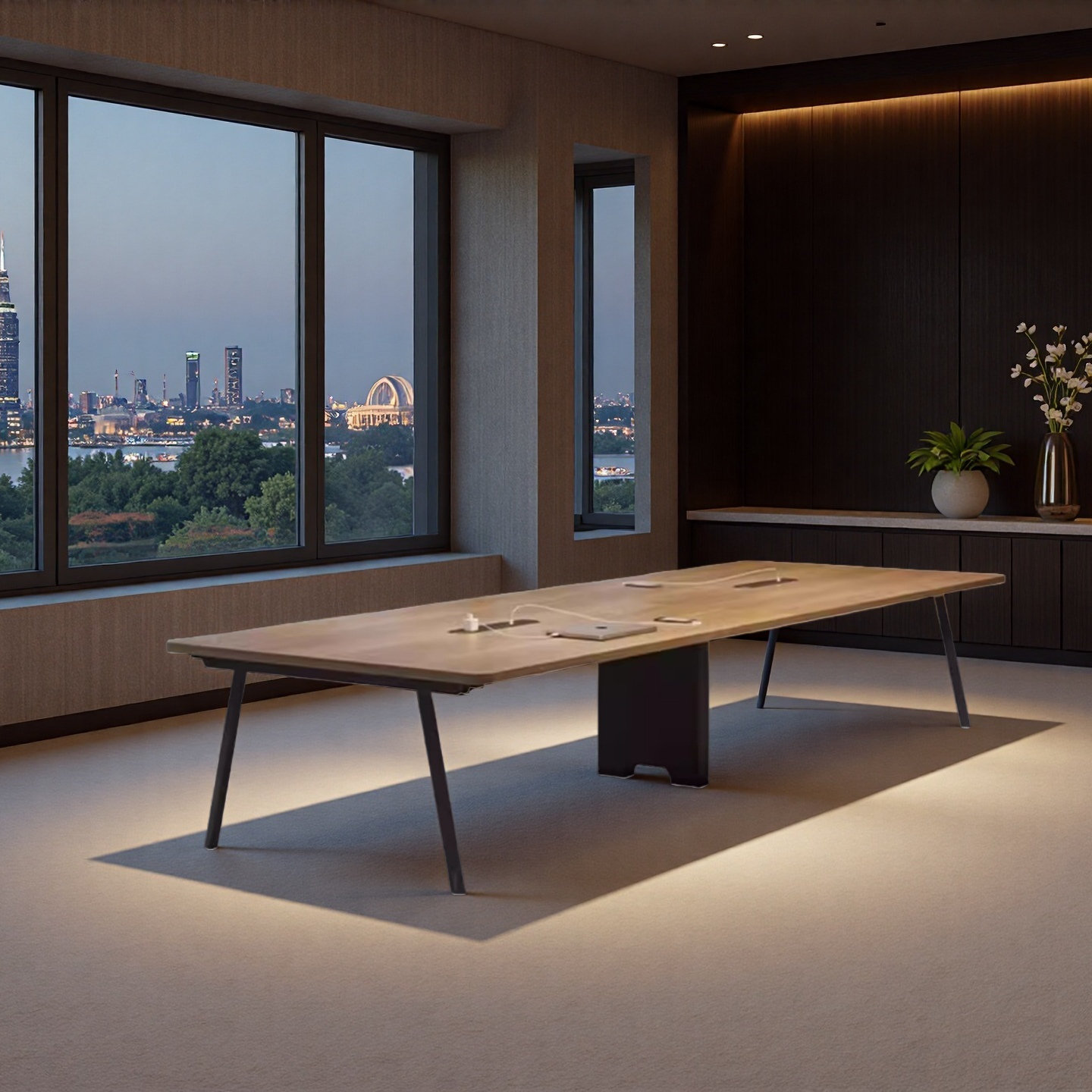George Oliver Luxury Conference Table for Meeting Room - Wayfair Canada