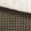 Édredon en tricot gaufré double / grand - Chenille 100% rembourré confort moderne