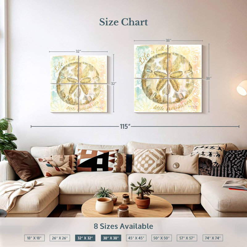 Brampt Golden Treasures Inspiration, 38" H x 38" W