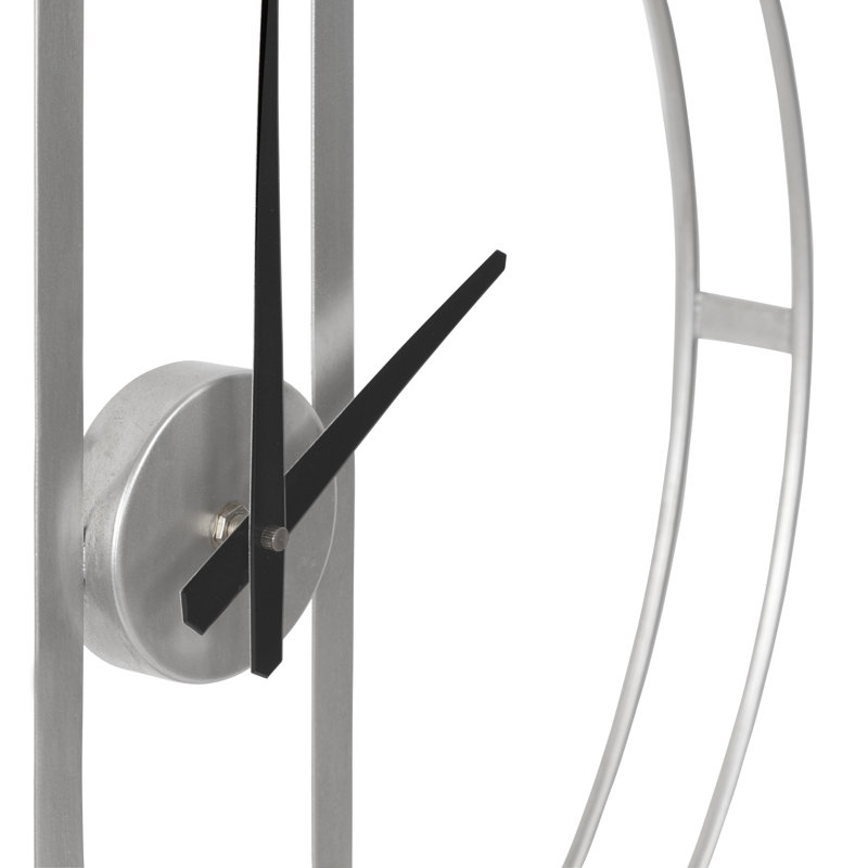 Horloge murale 22,3 po Braylsham, Argent
