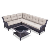 Wicker 6 - Person Modular Patio Conversation Sets with Cushions