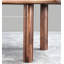 Table de salle à manger rectangulaire en bois massif de style rétro nordique-110828687