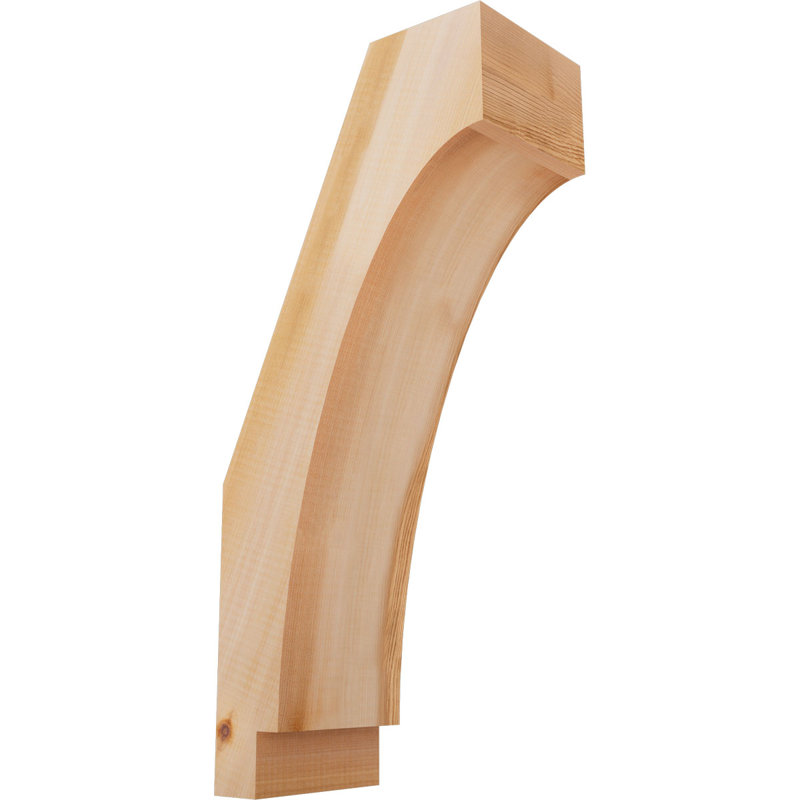 Attelle impériale du genou, Cèdre rouge, Lisse, H 22 po x l 5,5 po x P 10 po