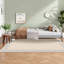 Grand lit escamotable avec rangement multifonctionnel, gris moderne