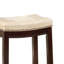 Tabouret de bar en bois avec revêtement en similicuir