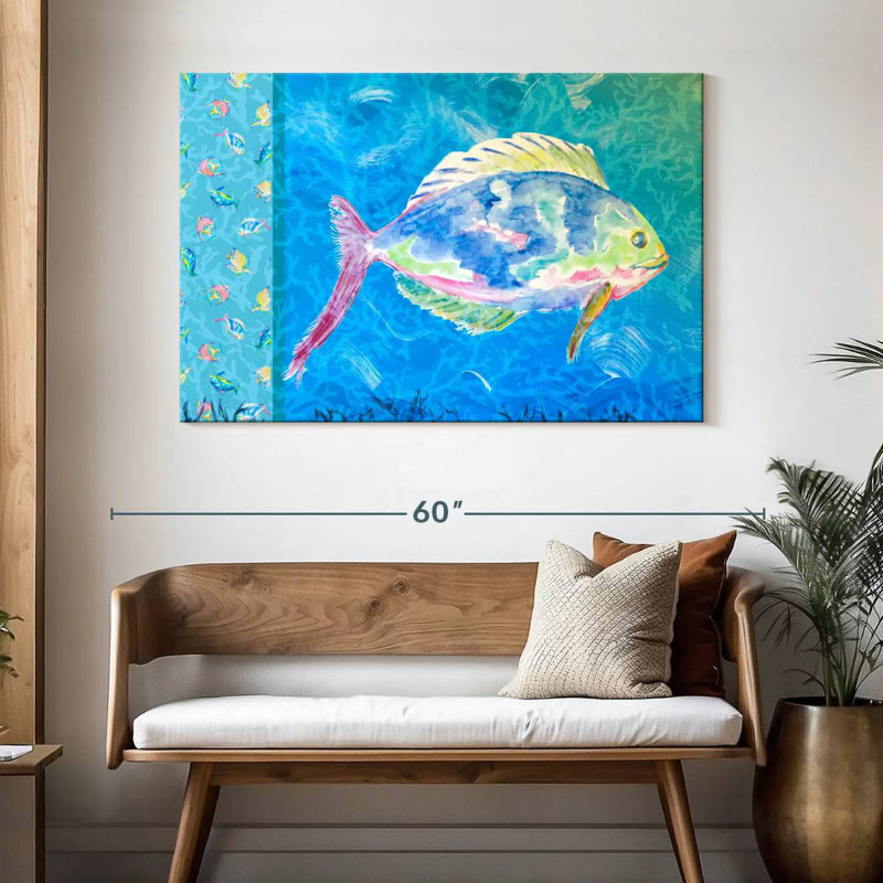 Under The Sea I, 32" H x 48" W