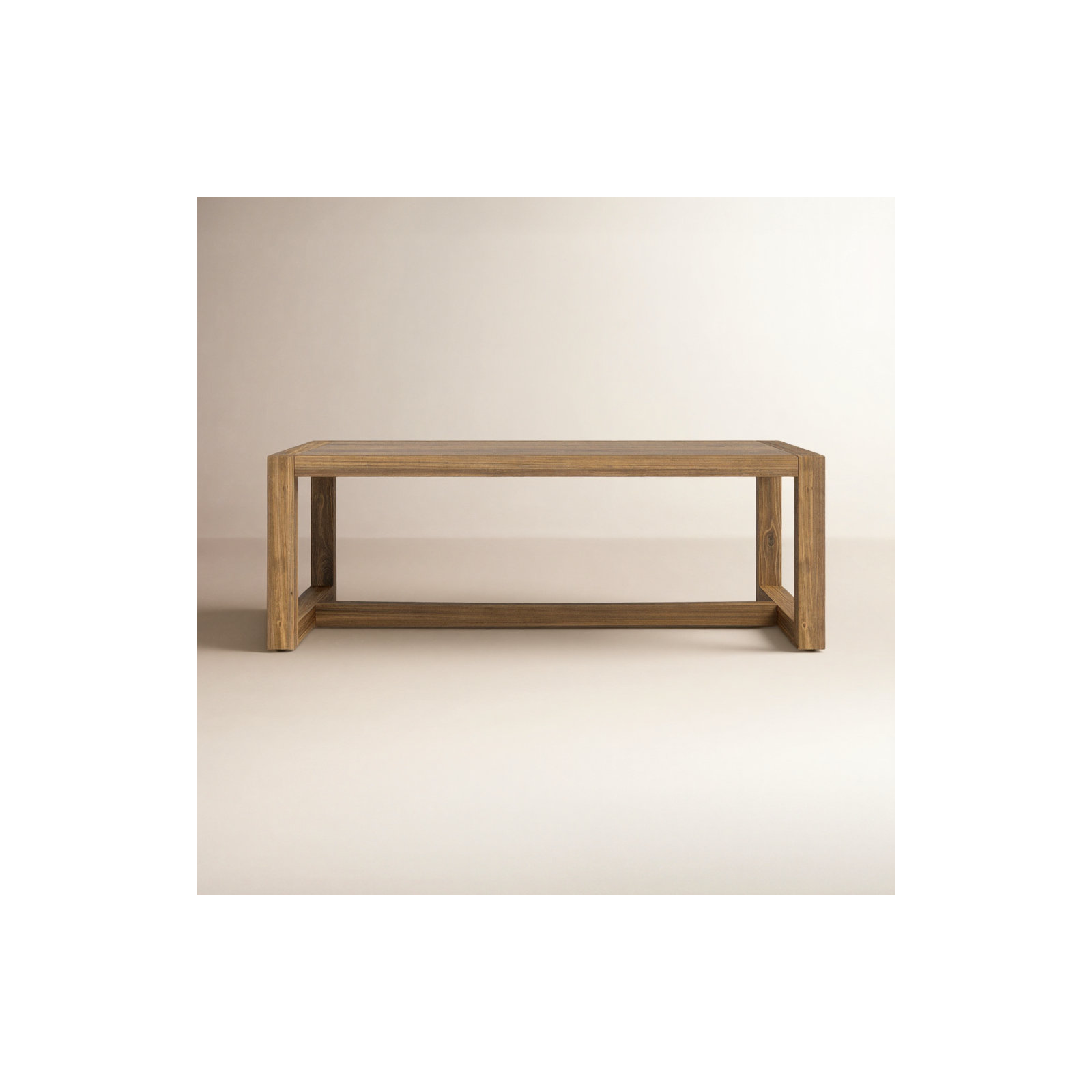 Modica Solid Wood Coffee Table, Honey Brown