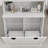 Two-Compartment Tilt-Out Dirty Laundry Basket Tall Bathroom Cabinet With 2 Adjustable Shelves-1174853809