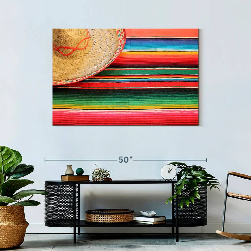 Poncho et sombrero mexicain Nicci, H 30 po x l 45 po