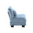 27 Armless Sofa W/1 Pillow - Blue