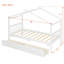 Lit simple en bois avec tiroirs-129408948