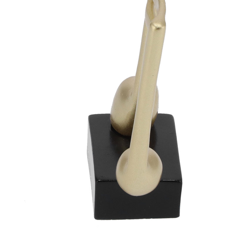 Statue de note de musique avec petits ornements modernes nordiques