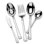 Mikasa Harmony 65-Piece 18/10 Stainless Steel Flatware Set, Service for 12