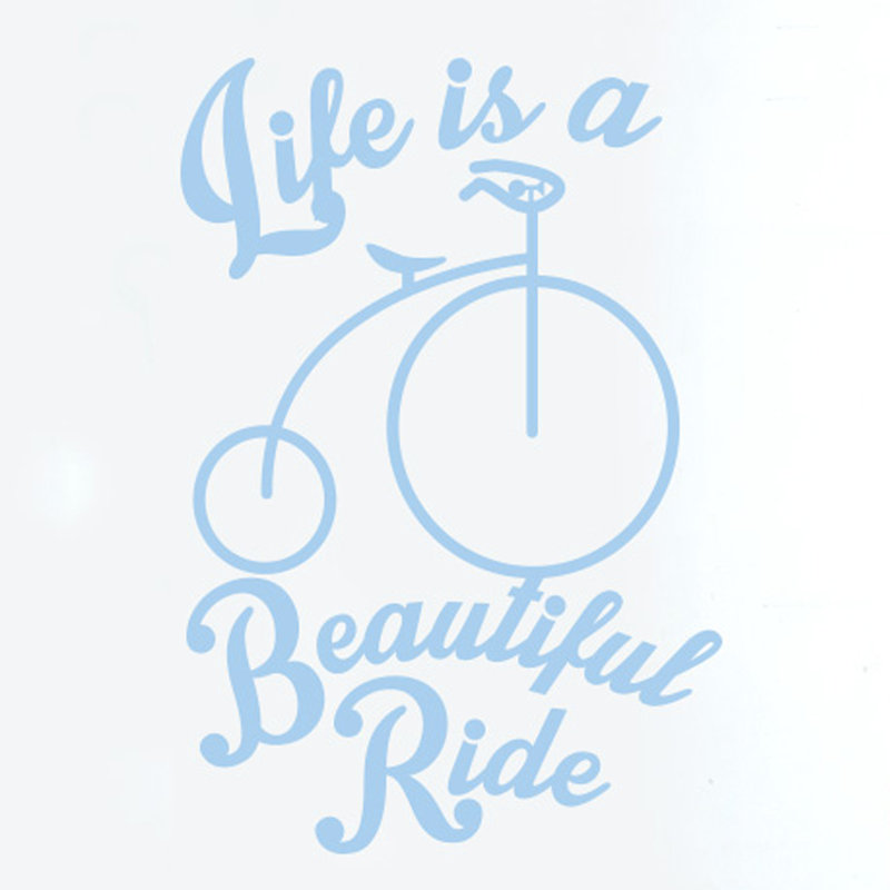 Wall Decal, Medium, Light Blue