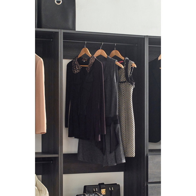 Kalinikos 125.6'' Closet System, Black