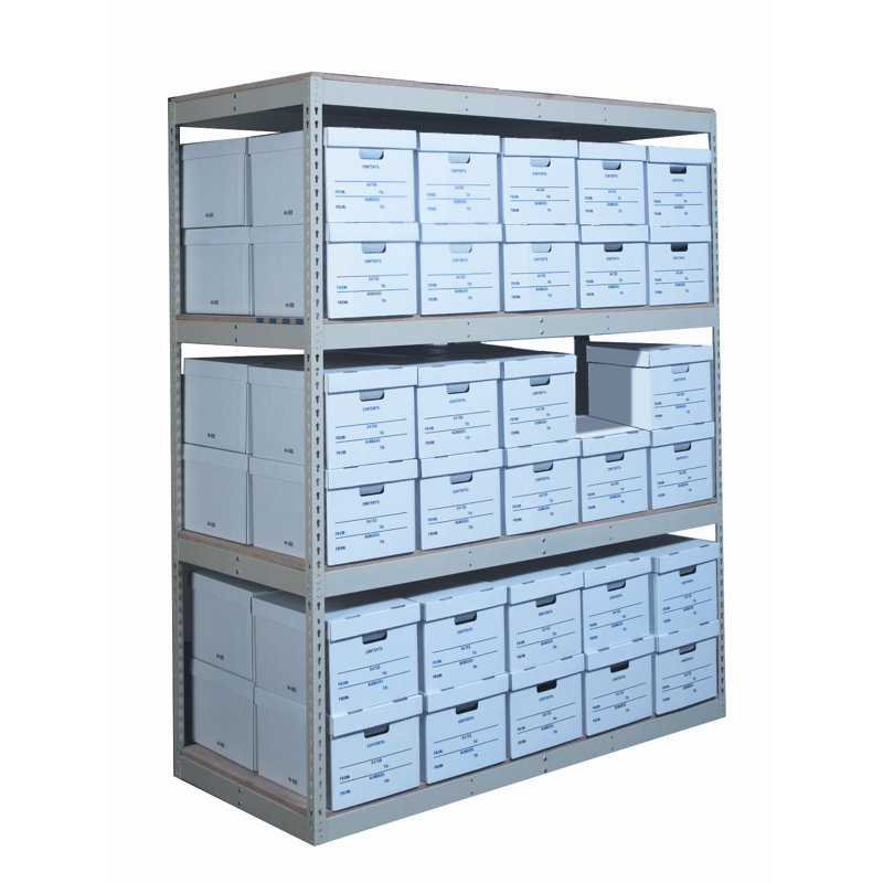 Étagère de rangement 3 disques, 670 lb, 4, L 69 po x P 30 po x H 84 po