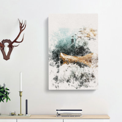 Old Harry Rocks In Dorset - Wrapped Canvas Painting