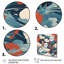 «Ukiyo Japanese Woman In Retro Waves - Japon Woman», reproduction d'art sur toile-1230875471-1230875461