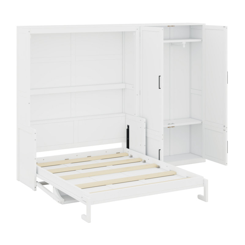 Lit escamotable avec lit escamotable Murphy, blanc
