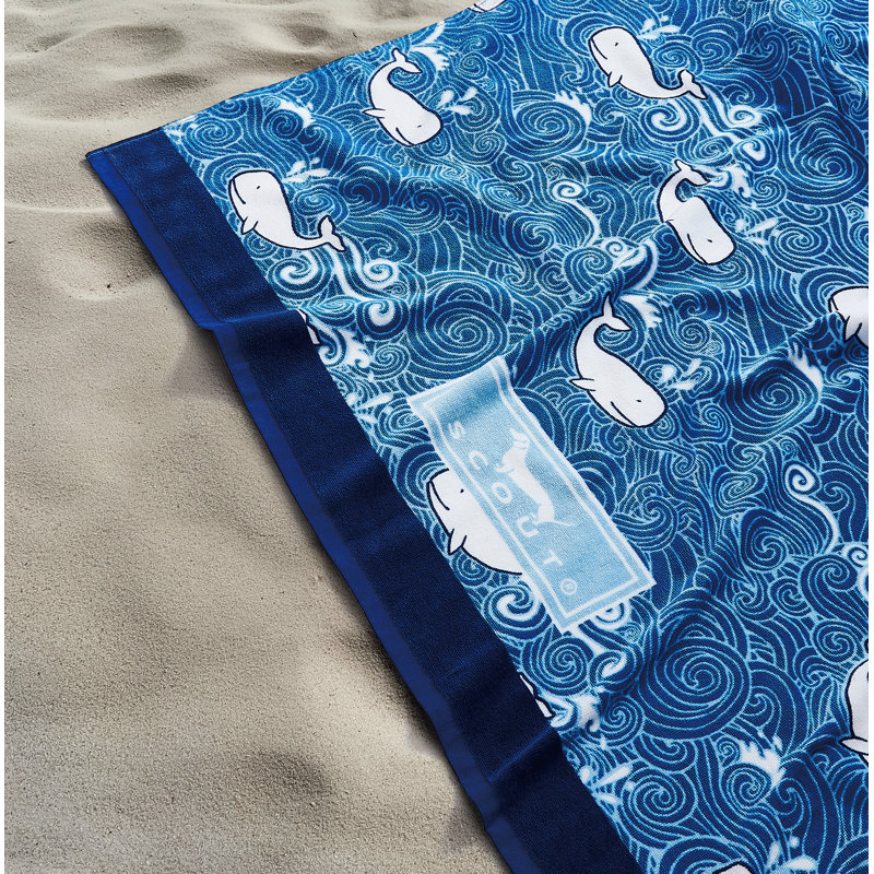  Oversized Novelty Beach Towel, Beluga Baby