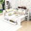 Lit de jour double avec station de rangement et de charge et 2 tiroirs-381671121