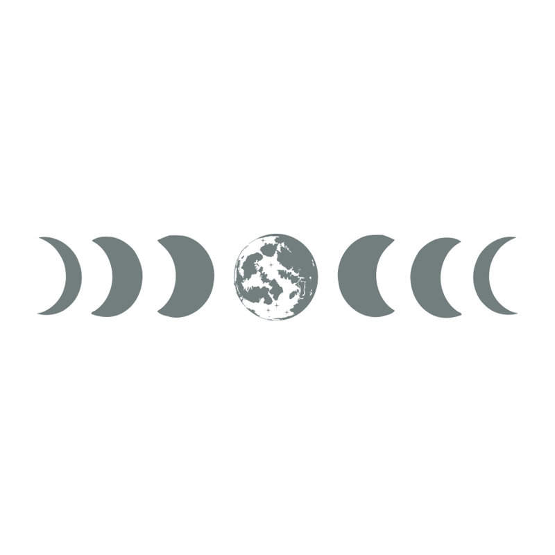 Non-Wall Damaging Wall Decal, Grey