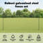 vidaXL Fence with Post Segment Outdoor Barrier Garden Terrace Divider Boundary