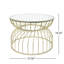 Ensemble de tables d'appoint rondes en métal